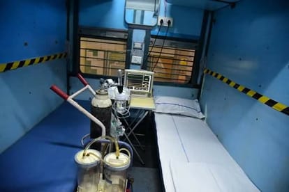 corona isolation train ready at jagadhri workshop, india's first hospital on wheels